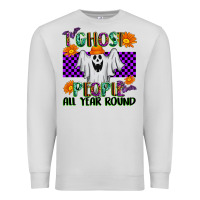 Dove Grey I Ghost People All Year Round Premium Sweatshirt - texasbilliewilder