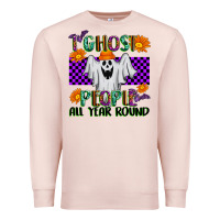 Pale Pink I Ghost People All Year Round Premium Sweatshirt - texasbilliewilder