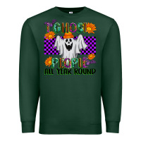 Sports Green I Ghost People All Year Round Premium Sweatshirt - texasbilliewilder
