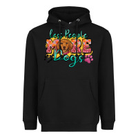 Black less people more dogs Heavyweight Hoodie - Zillion Design Studio
