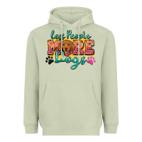 Matcha less people more dogs Heavyweight Hoodie - Zillion Design Studio