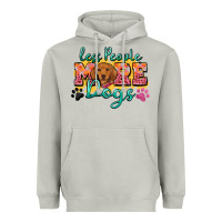 Moon Dust less people more dogs Heavyweight Hoodie - Zillion Design Studio