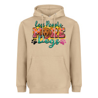 Mushroom less people more dogs Heavyweight Hoodie - Zillion Design Studio