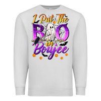 Dove Grey I Put The Boo In Boujee Premium Sweatshirt - texasbilliewilder