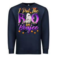 Navy I Put The Boo In Boujee Premium Sweatshirt - texasbilliewilder