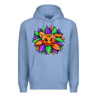 Colony Blue sunflower halloween Premium Hoodie - JahusDesignShop