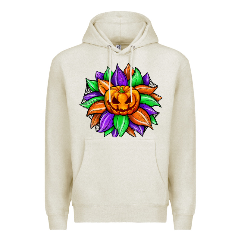Sunflower Halloween Premium Hoodie by JahusDesignShop | Teevron