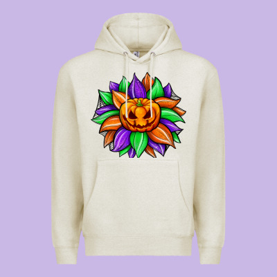 Sunflower Halloween Premium Hoodie Designed By Jahusdesignshop
