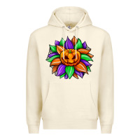 Sandshell sunflower halloween Premium Hoodie - JahusDesignShop