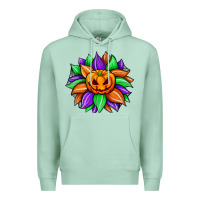 Seafoam sunflower halloween Premium Hoodie - JahusDesignShop