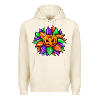 Tofu sunflower halloween Premium Hoodie - JahusDesignShop