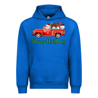 Cobalt merry christmas truck gnomes Urban Hoodie - AdoDesignShop