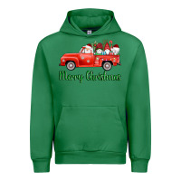 Emerald merry christmas truck gnomes Urban Hoodie - AdoDesignShop