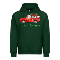 Forest Green merry christmas truck gnomes Urban Hoodie - AdoDesignShop