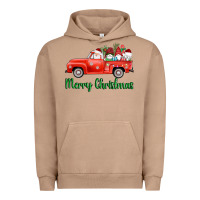 Pigment Burro merry christmas truck gnomes Urban Hoodie - AdoDesignShop