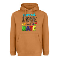 Meerkat spread love not hate Heavyweight Hoodie - texasbilliewilder