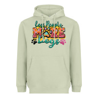 Matcha less people more dogs paw zillion Heavyweight Hoodie - Zillion Design Studio