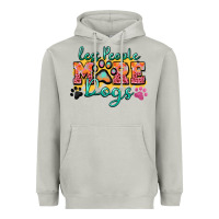 Moon Dust less people more dogs paw zillion Heavyweight Hoodie - Zillion Design Studio