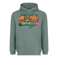 Sage less people more dogs paw zillion Heavyweight Hoodie - Zillion Design Studio