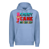 Colony Blue candy cane and pink nutcracker ado Premium Hoodie - AdoDesignShop