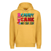 Mustard candy cane and pink nutcracker ado Premium Hoodie - AdoDesignShop