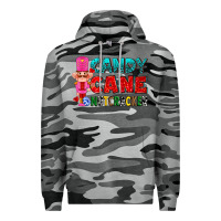 Slate Camo candy cane and pink nutcracker ado Premium Hoodie - AdoDesignShop