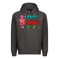 Smoke candy cane and pink nutcracker ado Premium Hoodie - AdoDesignShop
