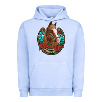 Pigment Grape Ice western horseshoe horse roses gemstone Urban Hoodie - Artiststas