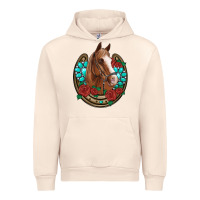 Sandshell western horseshoe horse roses gemstone Urban Hoodie - Artiststas