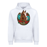 White western horseshoe horse roses gemstone Urban Hoodie - Artiststas