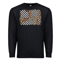 Black race leopard background Premium Sweatshirt - Zillion Design Studio