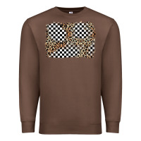 Chestnut race leopard background Premium Sweatshirt - Zillion Design Studio
