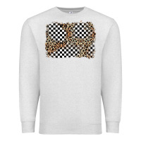 Oatmeal Heather race leopard background Premium Sweatshirt - Zillion Design Studio