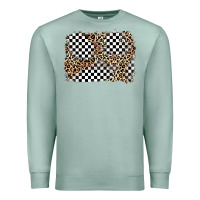 Seafoam race leopard background Premium Sweatshirt - Zillion Design Studio