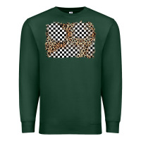 Sports Green race leopard background Premium Sweatshirt - Zillion Design Studio