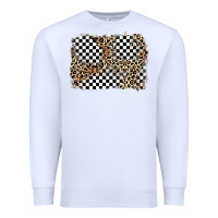 White race leopard background Premium Sweatshirt - Zillion Design Studio
