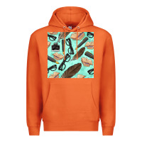 Carrot literature seamless pattern Premium Hoodie - BundleAndBundleShop