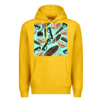 Lemon literature seamless pattern Premium Hoodie - BundleAndBundleShop