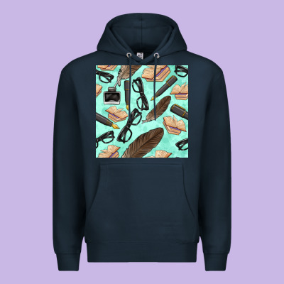 Literature Seamless Pattern Premium Hoodie Designed By Bundleandbundleshop