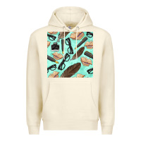 Sandshell literature seamless pattern Premium Hoodie - BundleAndBundleShop