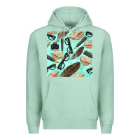 Seafoam literature seamless pattern Premium Hoodie - BundleAndBundleShop