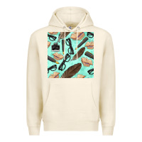 Tofu literature seamless pattern Premium Hoodie - BundleAndBundleShop