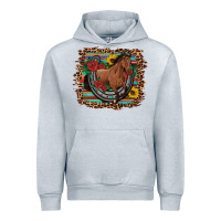 Western Horse Horseshoe Roses Sunflowers Serape Leopard Urban Hoodie | Teevron