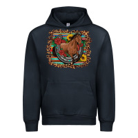 Navy western horse horseshoe roses sunflowers serape leopard Urban Hoodie - Artiststas