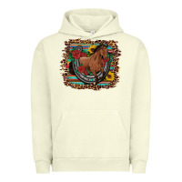 Pigment Pistachio western horse horseshoe roses sunflowers serape leopard Urban Hoodie - Artiststas