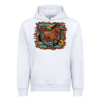 White western horse horseshoe roses sunflowers serape leopard Urban Hoodie - Artiststas