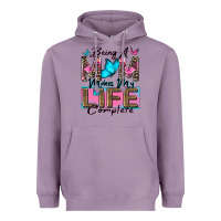 Lavender being a mom makes my life complete Heavyweight Hoodie - Zillion Design Studio