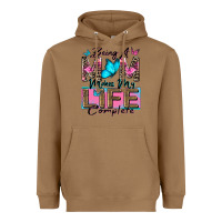 Toasted Coconut being a mom makes my life complete Heavyweight Hoodie - Zillion Design Studio