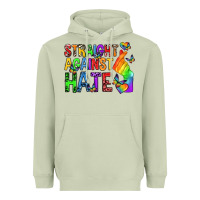 Matcha straight against hate pride lgbtq Heavyweight Hoodie - texasbilliewilder