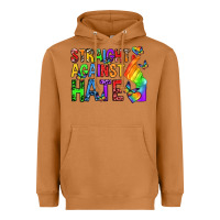 Straight Against Hate Pride Lgbtq Heavyweight Hoodie | Teevron